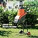 AIVOLT Gartenhäcksler Elektrisch 2500W, Häcksler Garten für Äste bis 45mm, Messerhäcksler Holzhäcksler mit 50L Fangsack & Ersatzklingen für Gartenabfälle