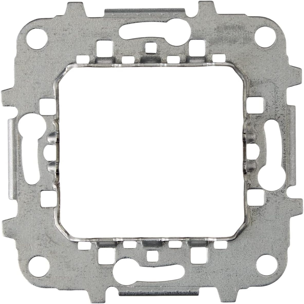 RASMACOR | Pack de 5 Bastidores para mecanismos Niessen Zenit | Bastidor empotrar metálico | Sin Garras | Ref N2271.9 | Pack 5 unidades
