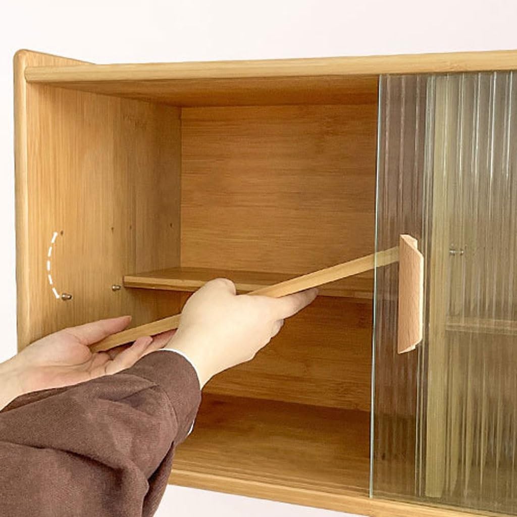 Sideboard Cabinet Glass Wall Cabinet Kitchen Wall Storage Cabinet Hanging Cabinet Living Room Wall-Mounted Dining Room Side Cabinet Sideboard Cabinet with Drawers