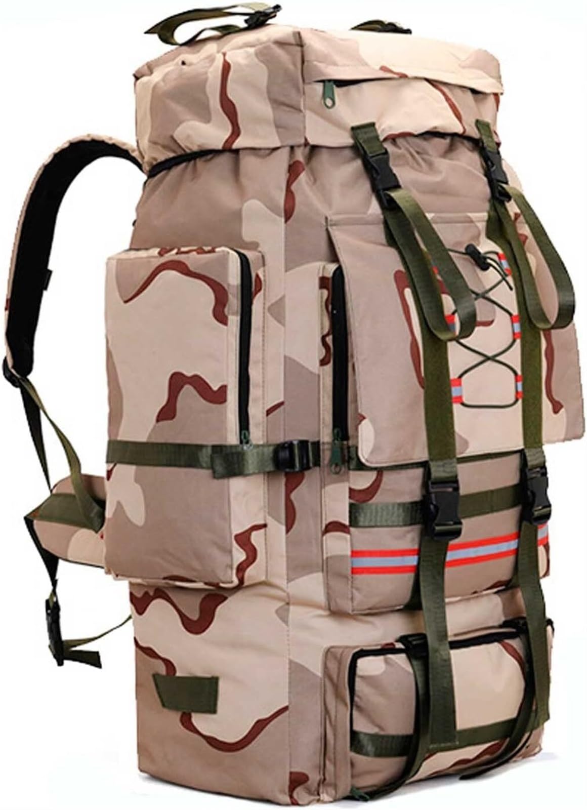Plecak Turystyczny Plecak Trekkingowy Plecak Survivalowy O Dużej Pojemności 130 L. Torba Turystyczna. Harcerstwo. Wodoodporny Bagaż. Rower Torba Alpinistyczna(E)