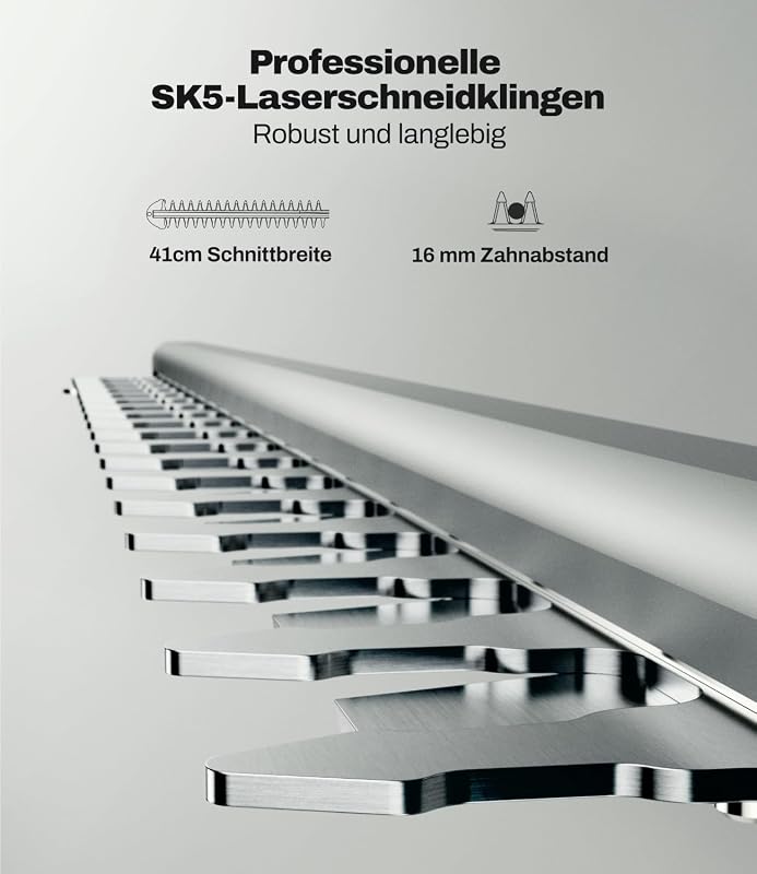 KIESBOHR CSL401 Akumulátoros Sövényvágó 41cm Makita 18V Kompatibilis