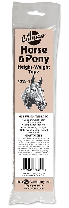 Coburn Horse & Pony Weigh Tape