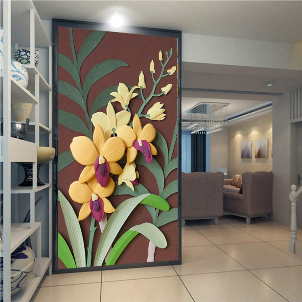 Papier peint 3D relief haut de gamme fresque murale séjour
