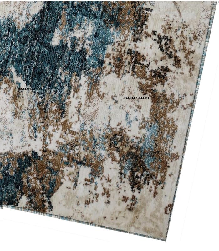 Image of Luxury Turkish Textured Rectangular Carpet - Soft, Elegant & Durable Area Rugs for Home & Office.Size 8X11Feet (240x335 cm) Aprrox