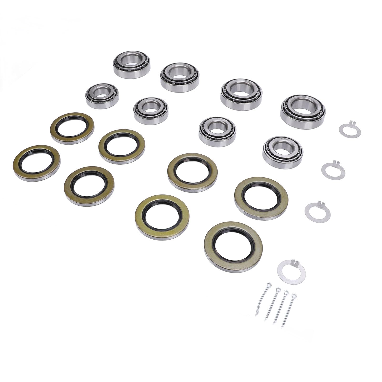 Boat Trailer Axles Bearing Kits 25580 14125A 5200 to 7000 Lb Tandem Axles 4 Sets