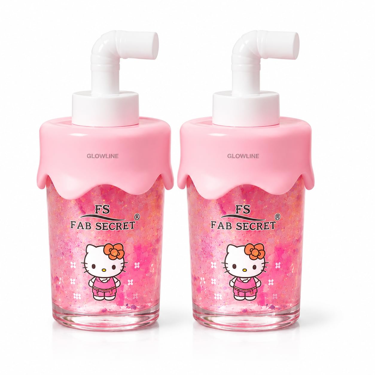 Lip Color Crazy Girl Lip Gloss Beverage Bottle Lip Oil Set 2 Pack Lip Makeup-image-22