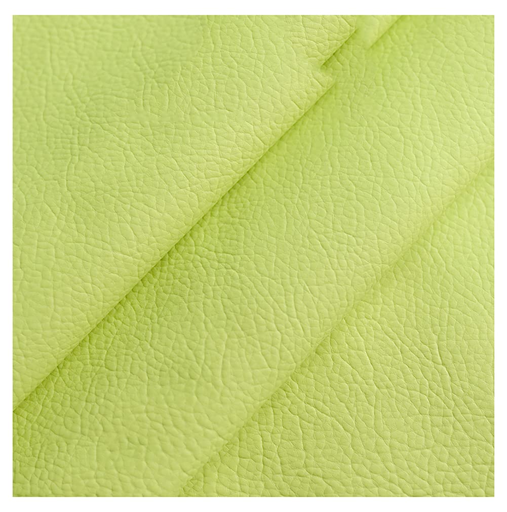 Tissu simili cuir vert clair pour rénover un canapé de salon moderne