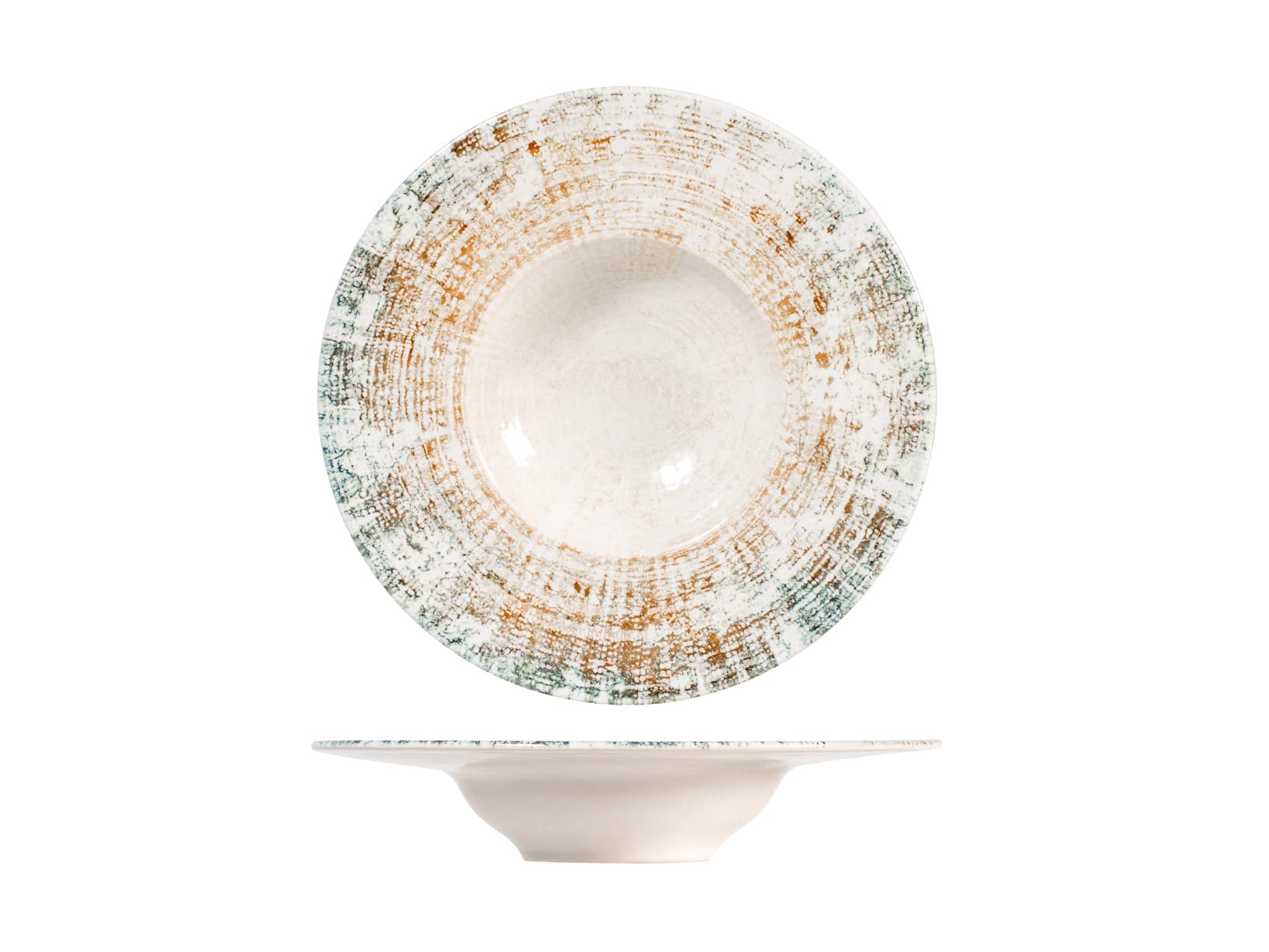 Assiettes en porcelaine anti-rayures H&H eris 25 cm pour un service durable