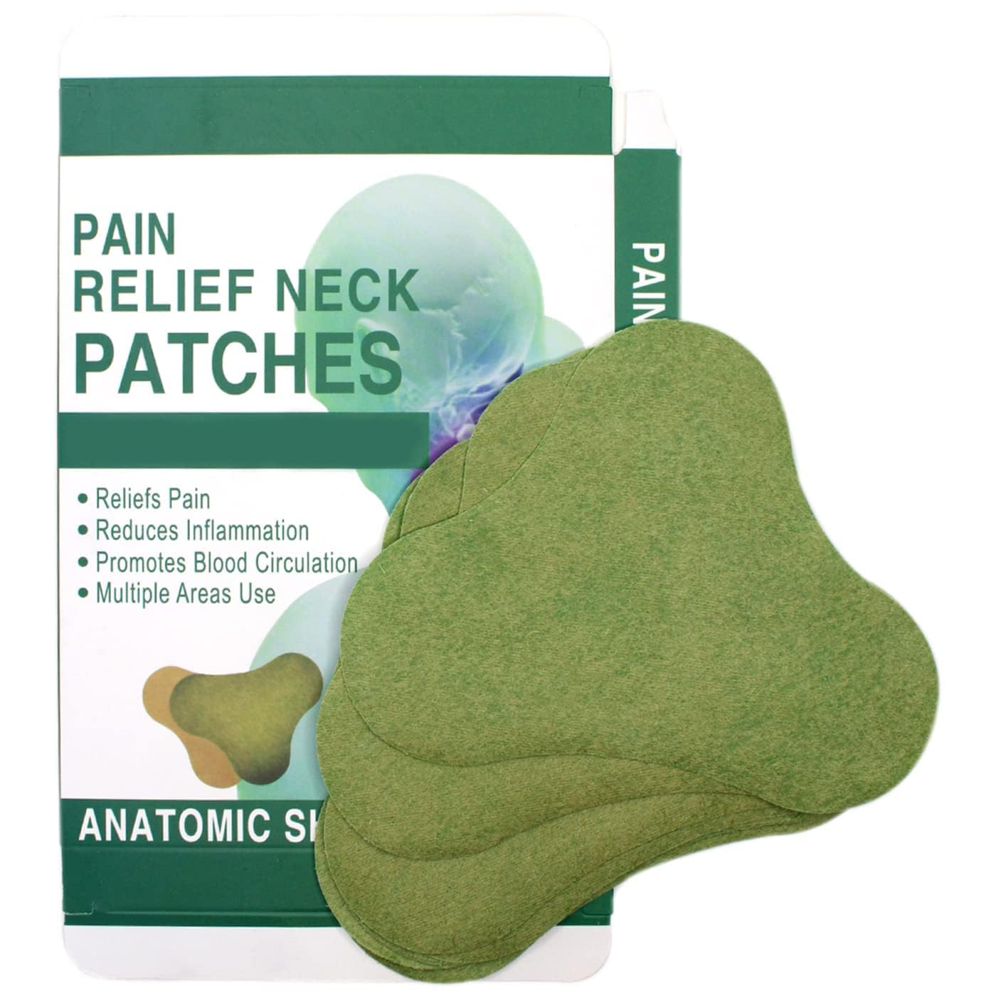 10Pcs Herbal Pain Relief Neck Patches for Stiff Neck, Shoulder & Back | Reduces Inflammation, Improves Blood Circulation, Long-Lasting Relief Heating Pads-image-28