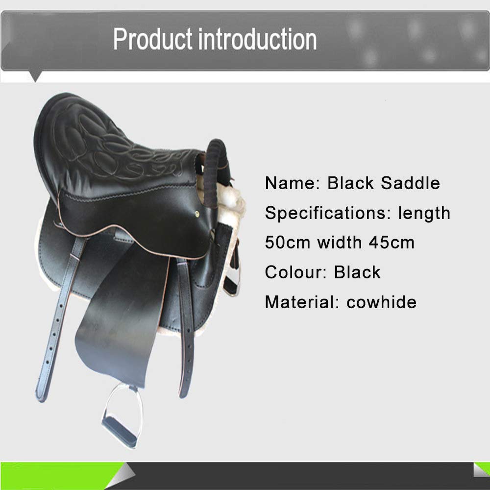 Cavallo da Sella Turisti con Maniglie con Sella in Cuoio Sella Esercito Sella Cavallo da Sella Completo Forniture Equestri