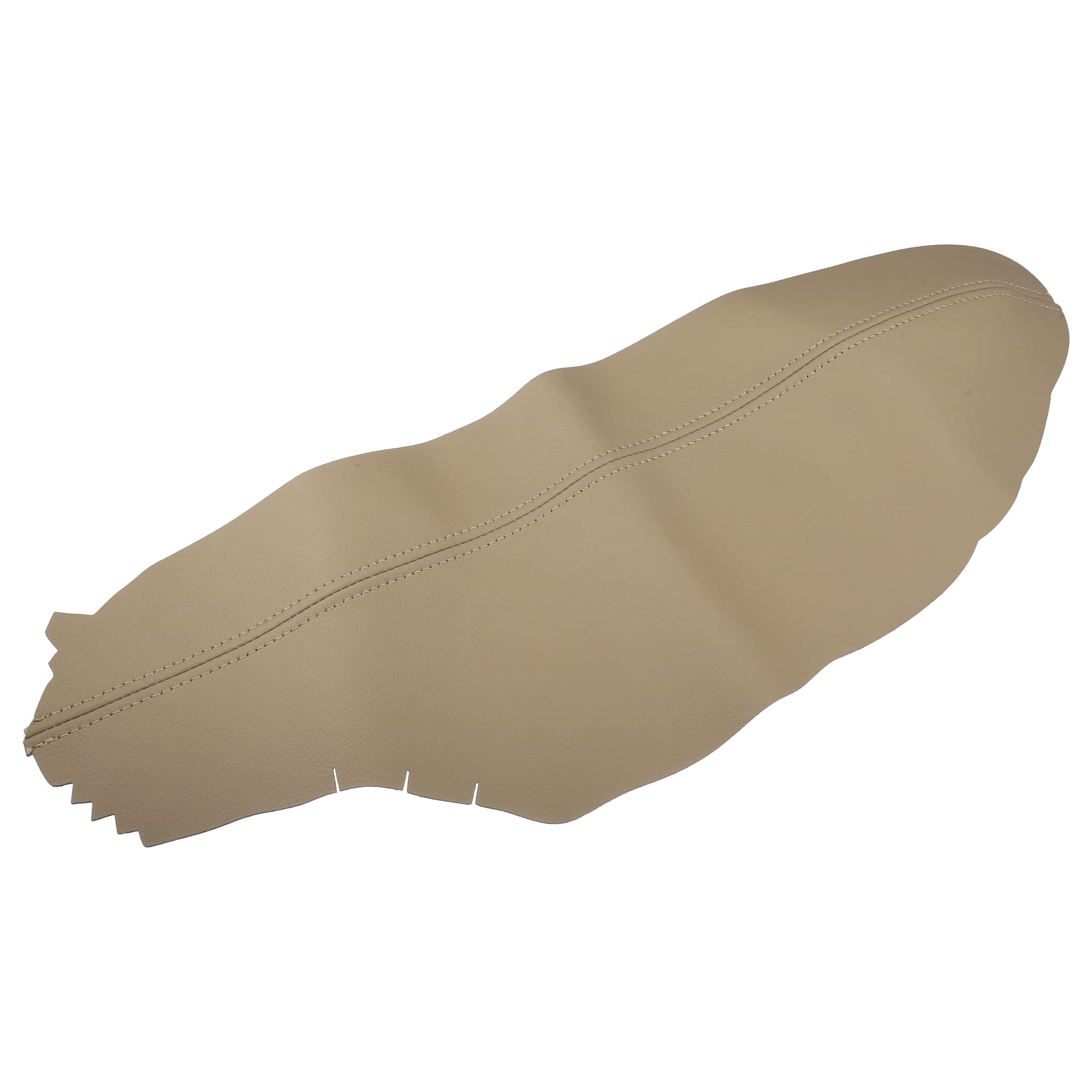 X AUTOHAUX 1 Pcs Car Left Front Door Armrest Pad Handle Cover for Honda Accord EX 83571-TE0-A51ZA Faux Leather Beige