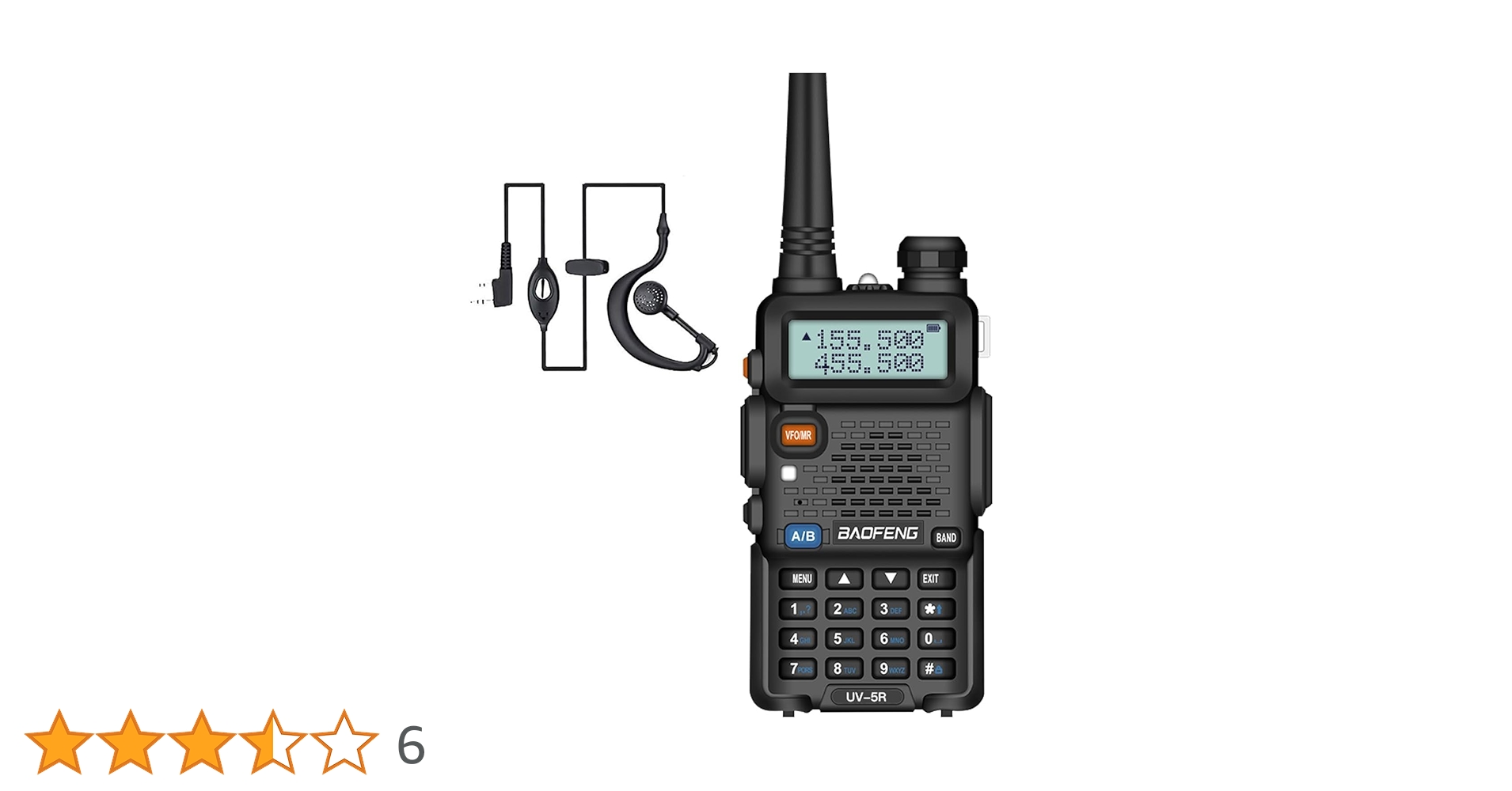 Amazon | 【ブランドSINCONTOOLS】BAOFENG 寶鋒 UV-5R イヤホン付き