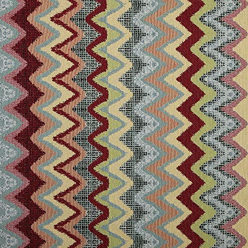 Kt KILOtela - Tissu d'ameublement, Jacquard Gobélin, Tapisserie chaises, coussins, canapé, sacs, résistant à l'usure, largeur 280 cm, longueur au choix de 50 en 50...