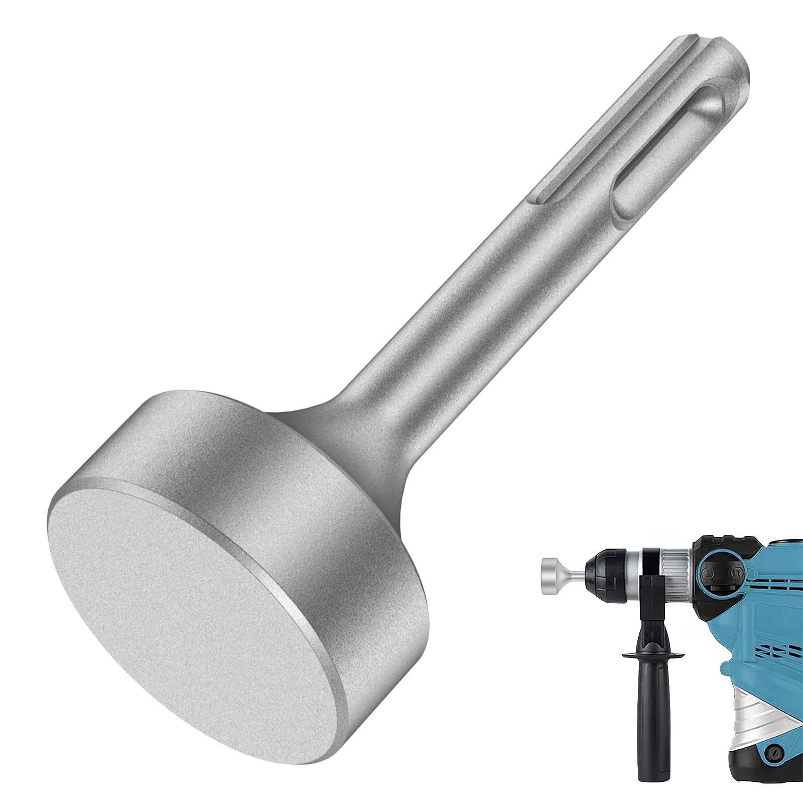 SDS Plus Ground Rod Driver 85mm Heavy Duty Steel Drill Bit Driver Wear Resistant Wide Compatibility Ground Rod Bits Socket