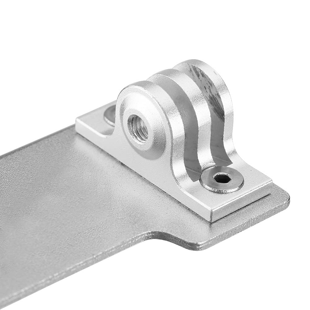 EVGATSAUTO Motorcycle Camera Support Bracket Vibration Theft Easy Install Suitable Position R1200GS LC ADV Front Left (Silver)