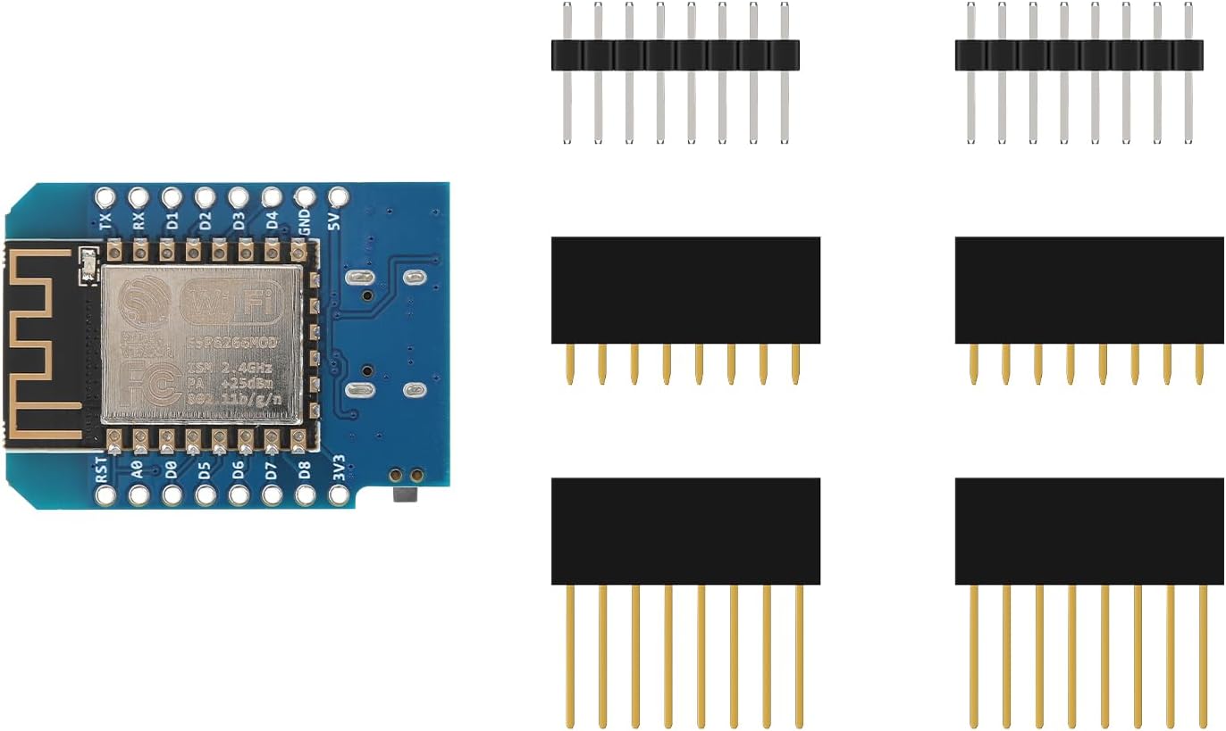 Amazon.co.jp: D1 Mini NodeMcu ESP8266 モジュール Type-C USB ESP-12F WLAN ...
