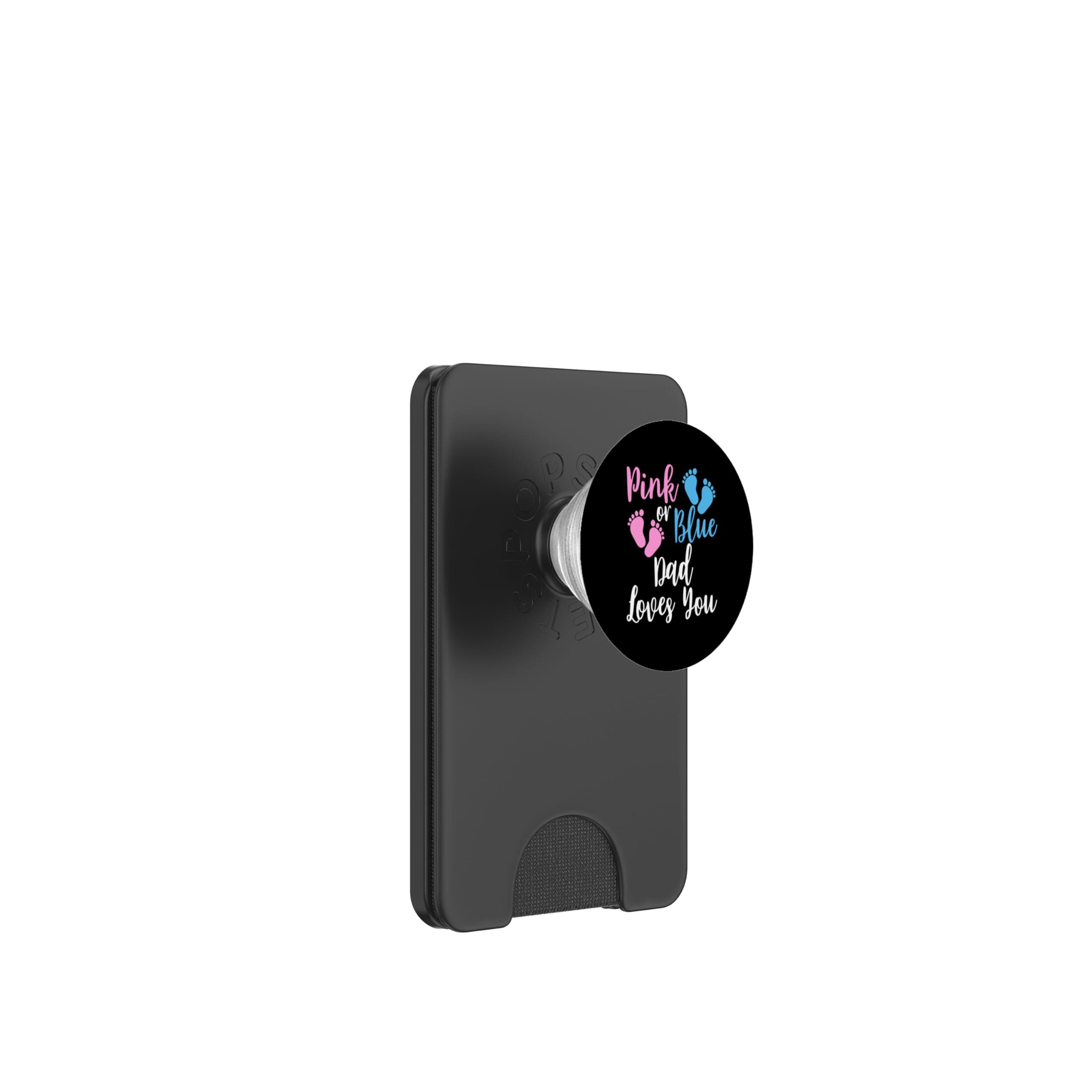 Papá rosa o azul te ama revelación de género PopSockets PopWallet para MagSafe