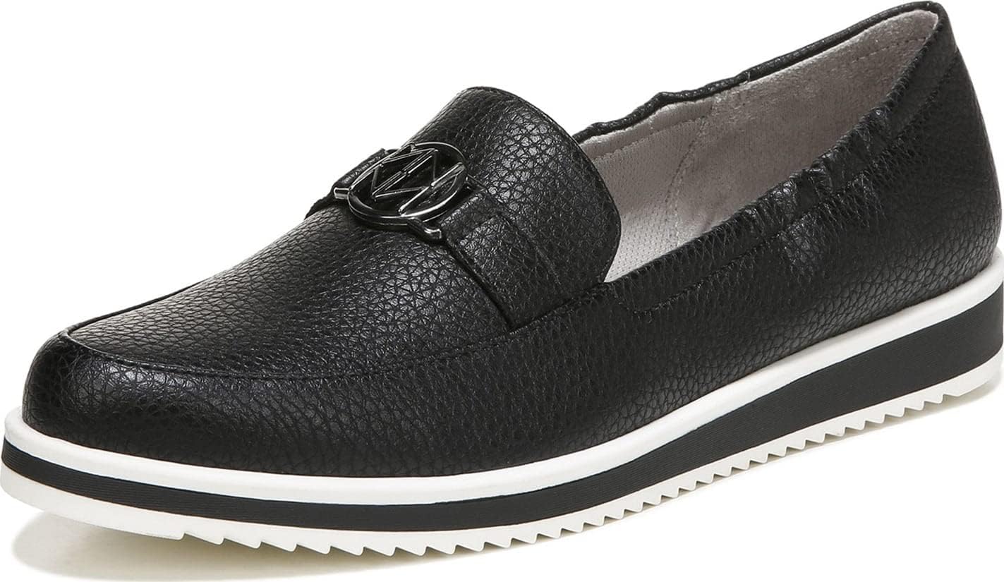 Naturalizer Womens Raina2 Loafer Black 6 W