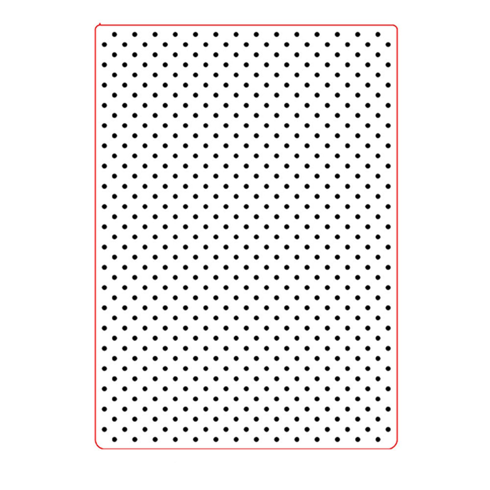 Carpetas de plástico con fondo de puntos para hacer tarjetas o diario, plantillas de bricolaje, álbum de fotos, papel, hecho a mano, para álbumes de recortes, manualidades, decoración