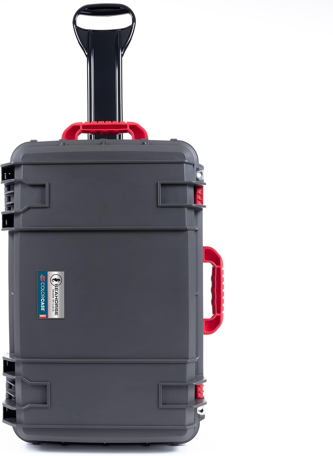 Seahorse Gunmetal & Red 920 case. Comes empty.