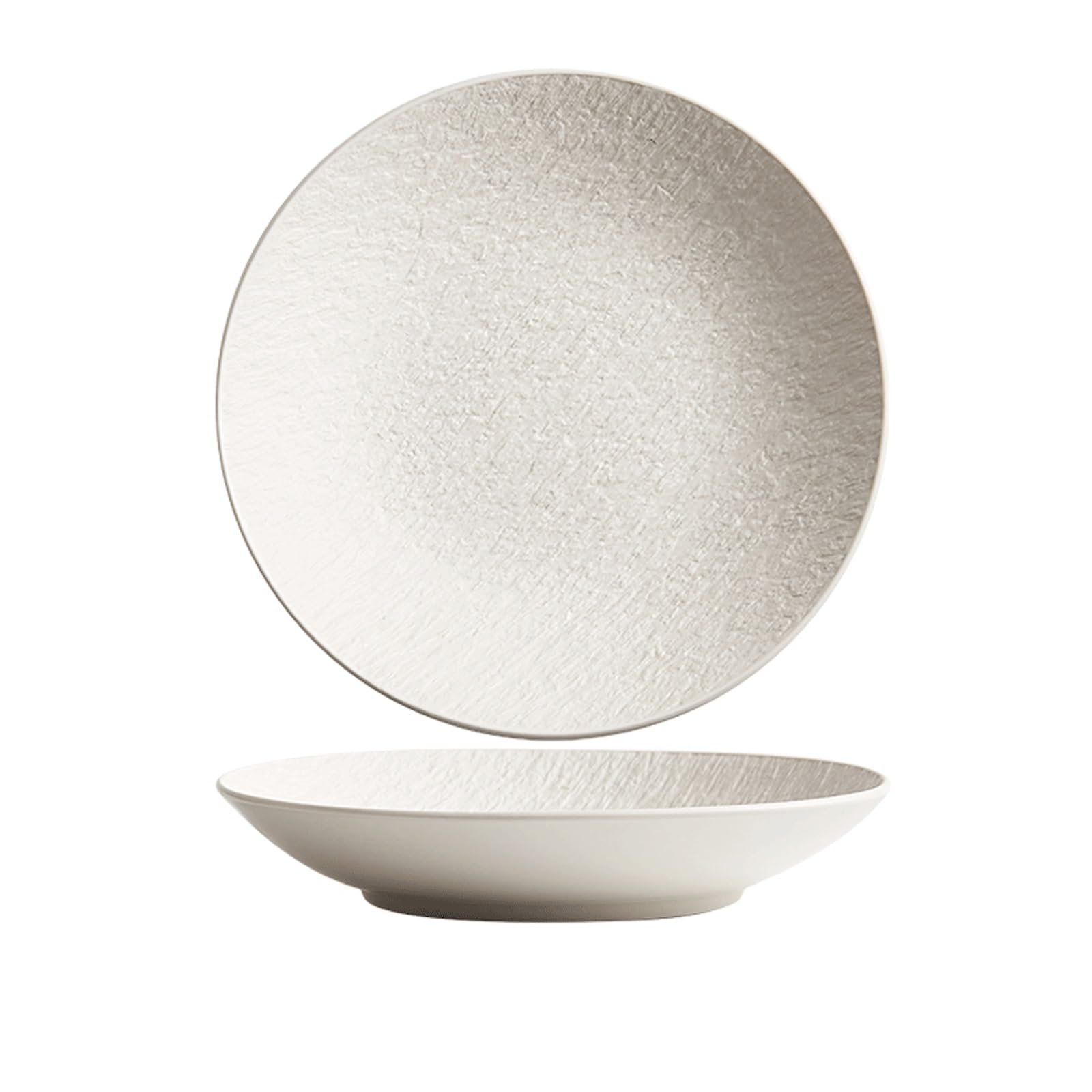 Japońska retro czarna ceramiczna głęboka miska do sałatki, 20 cm, kreatywny zestaw talerzy do serwowania, nadaje się do kuchenki mikrofalowej i zmywarki, idealna do zupy i sałatki, elegancka domowa