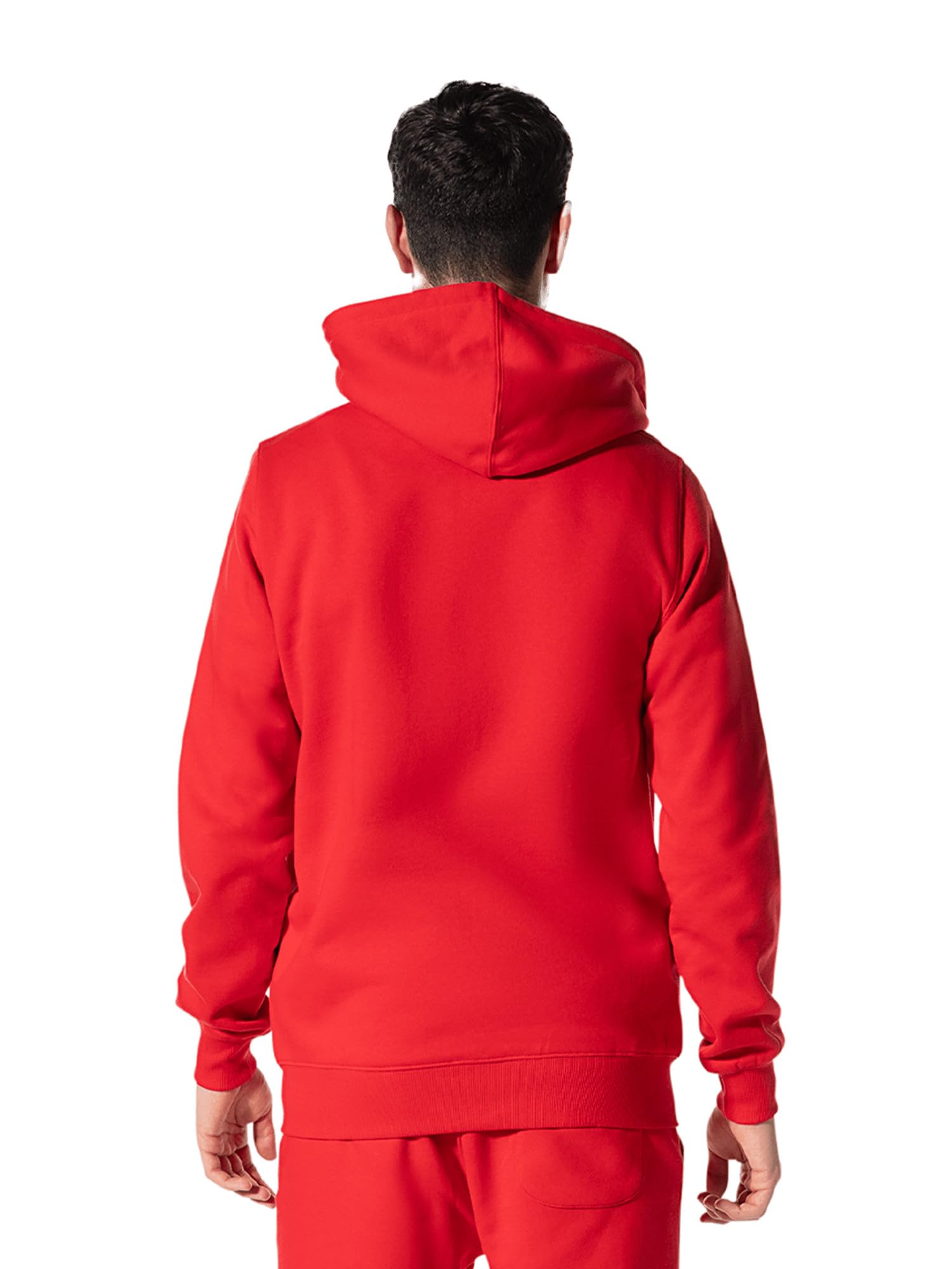 FC Bayern München ZipIHoodie Essential für Herren (Größe S, Rot) I Kapuze mit Kordelzug & gesticktem Logo I Sportbekleidung mit durchgehendem Reißverschluss I Offiziell lizenziert