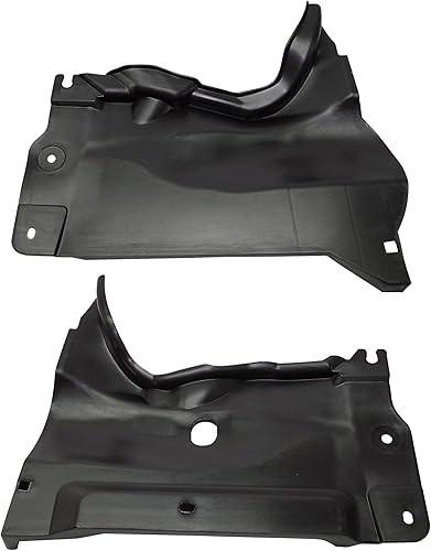 Evan Fischer Juego de 2 protectores contra salpicaduras para motor del lado del conductor y del pasajero, compatibles con Mazda 3 2010-2013, Mazda 5