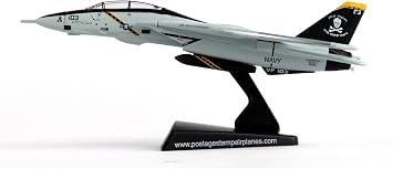 Daron F-14 Tomcat Jolly Rogers Die-Cast Model 1:160 Scale Supersonic Fighter Jet Replica, VFA-103 Squadron, Highly Detailed, 4.75 Length x 2.875 Wingspan, Adult Collectible Ages 14+