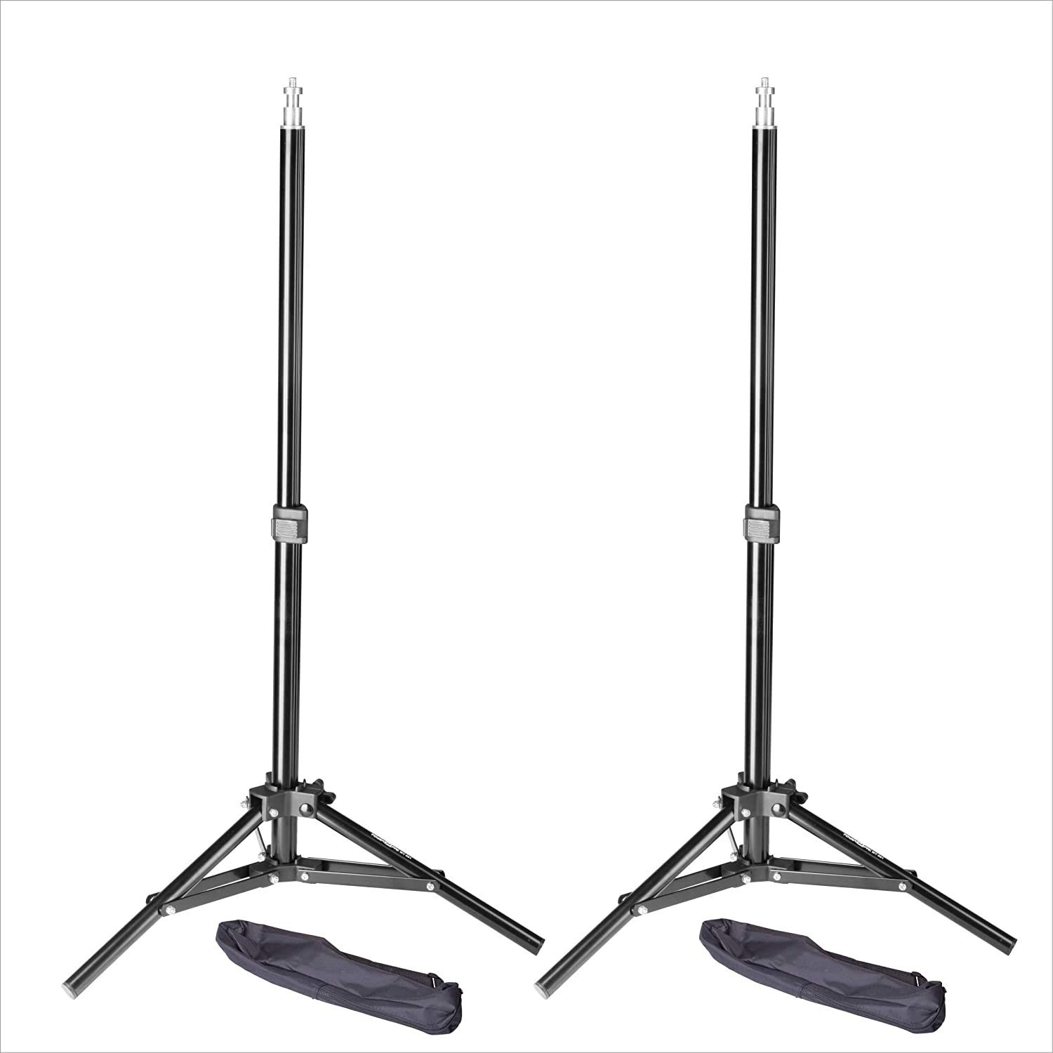 Powerpak WT-801 2.3ft 2.5 Kg Studio Lighting Photography Stand for Foldable Umbrella Flash Light Slider Lamp Holder with Carry Bag Payload -Set of 2… (B074V9J11K) Amazon Price History, Amazon Price Tracker