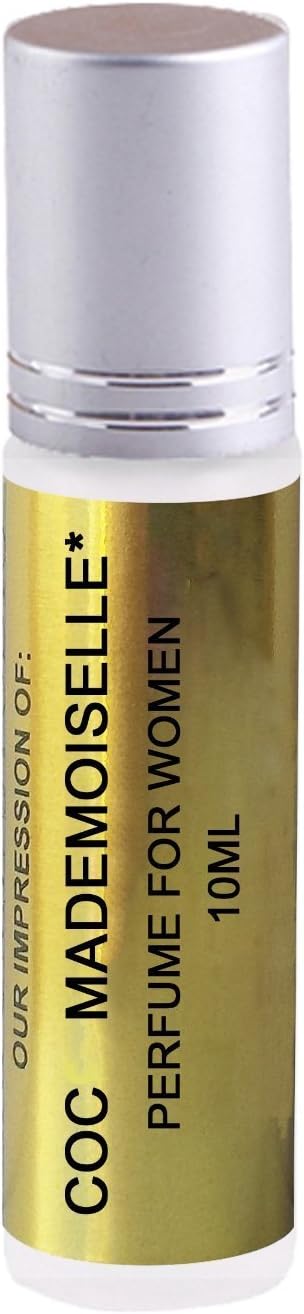 C0K0* Mademoiselle Oil IMPRESSION with SIMILAR Fragrance Accords to {_C0K0*_MADEMOISELLE}* Perfume, 100% Pure No Alcohol Oil (Perfume Oil VERSION/TYPE; Not Original Brand)