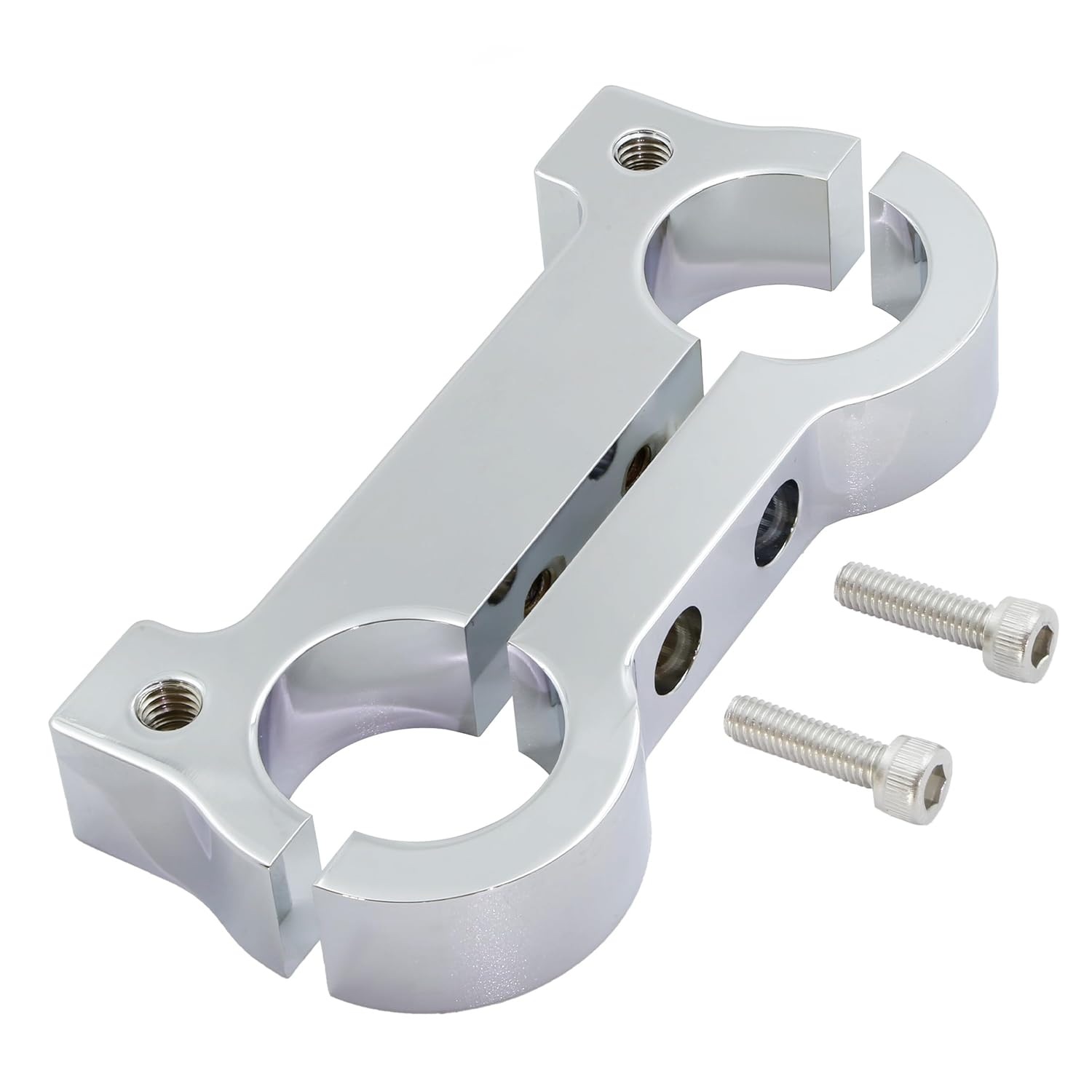 T-Bar Riser Adapter Speedometer Gauge Mount Bracket Relocation Kit fit for Harley-Davidson Sportster XL883 XL1200 Dyna FXD 1 1/4 Inch T-Bar Handlebar