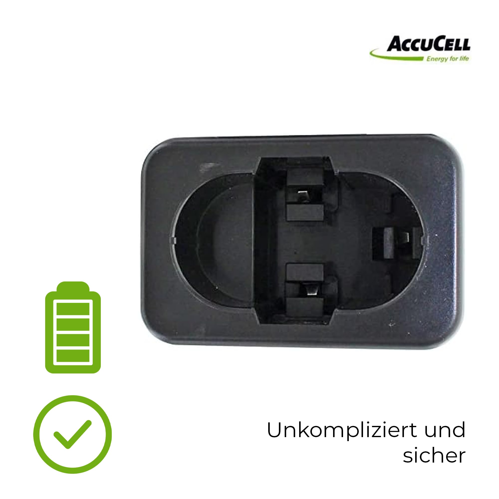 AccuCell Cargador para batería de herramientas Bosch 4,8 hasta 18 V NiMH 2607335035
