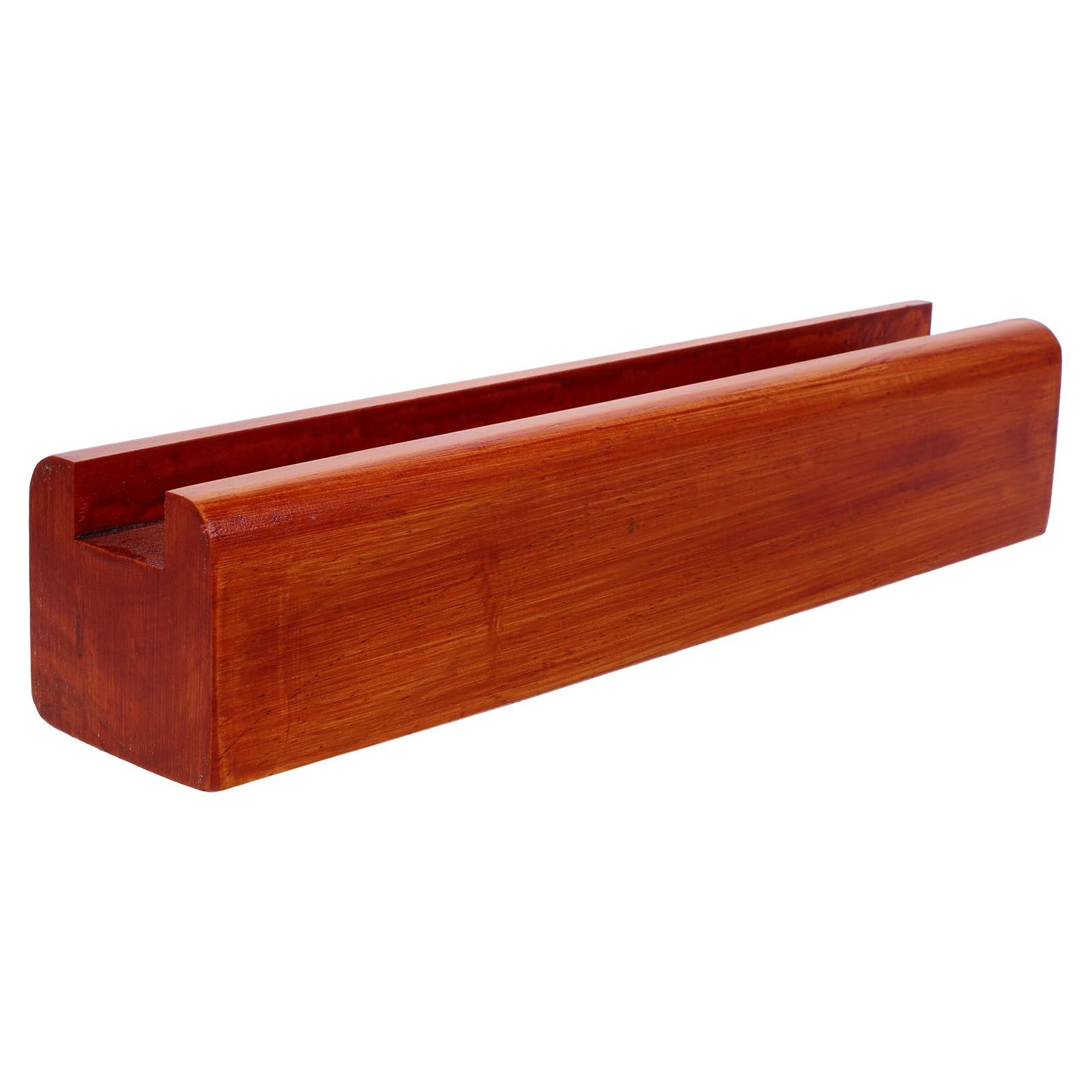 Miroir pied chambre stable grâce au support de miroir en bois marron INOOMP au sol