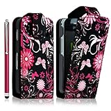 Housse coque étui pour Samsung Galaxy Ace S5830 avec motifs + stylet luxe + film protecteur
