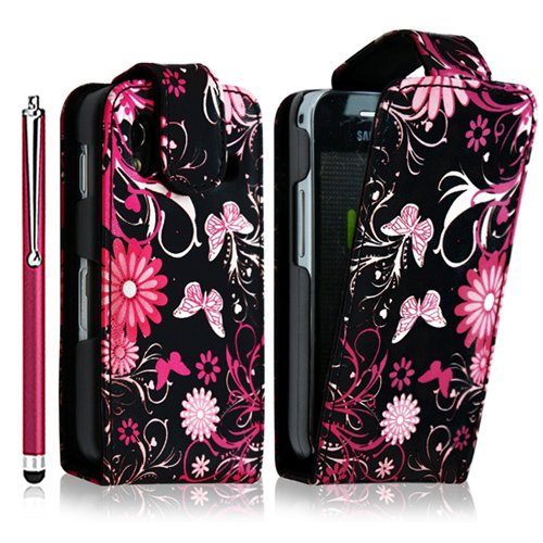 Housse coque étui pour Samsung Galaxy Ace S5830 avec motif HF13 + stylet luxe
