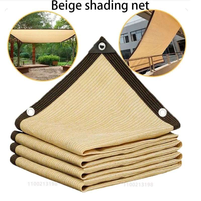 Sonnensegel Outdoor Sonnenschutznetz Beige Garten Gebäude Shelter Pavillon Pergola Sonnenschirm Segel Balkon Möbel Baldachin(Green,4x5m)
