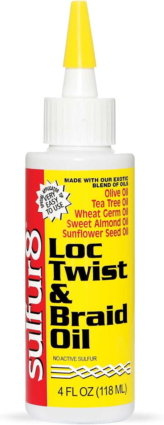 Sulfur 8 Loc Twist and Braid Oil, 4 Ounce