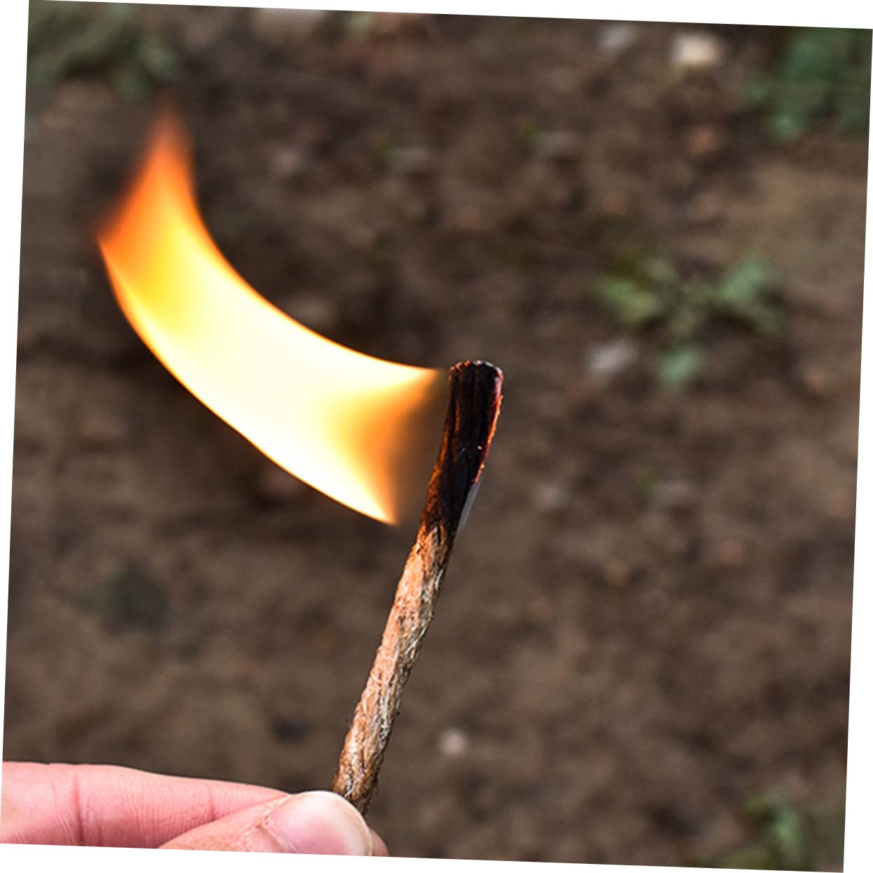 Anneome 4sets Camping Wick Cord Versatile Survival Cords for Outdoor Activities Lightweight Portable Tube Safe for Handheld Use for Camping Hiking Fishing Climbing