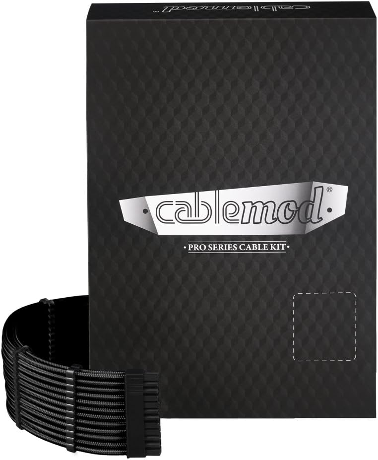 C-Series Pro ModMesh Sleeved Cable Kit for Corsair Type 4 RM Black Label/RMi/RMX (Black)