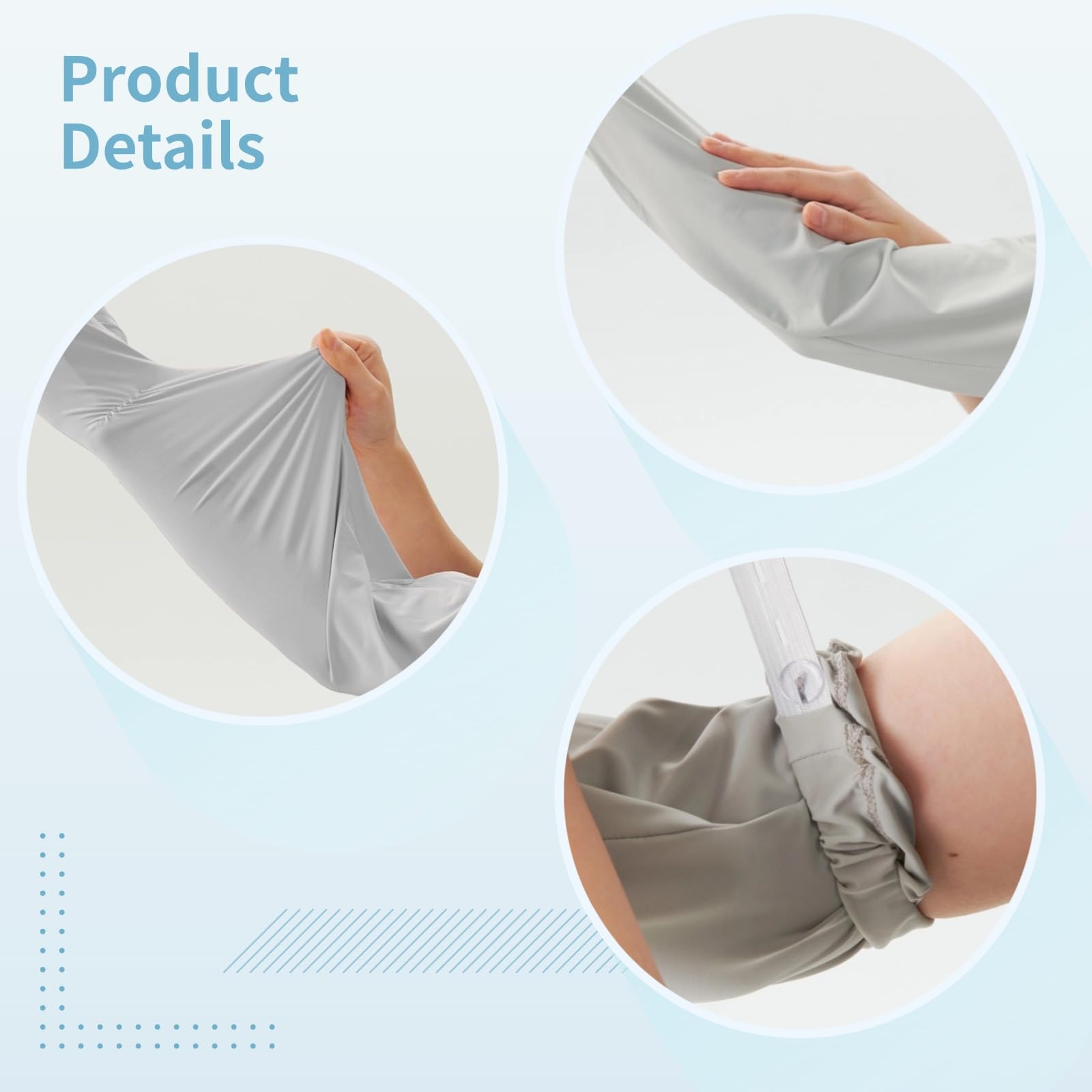 Sonnenärmel für Damen, elastische Fahrhandschuhe mit griffiger Handfläche, atmungsaktive Armschoner für Outdoor Sport, Radfahren und Laufen, verstellbare Passform, weiches Nylonmaterial