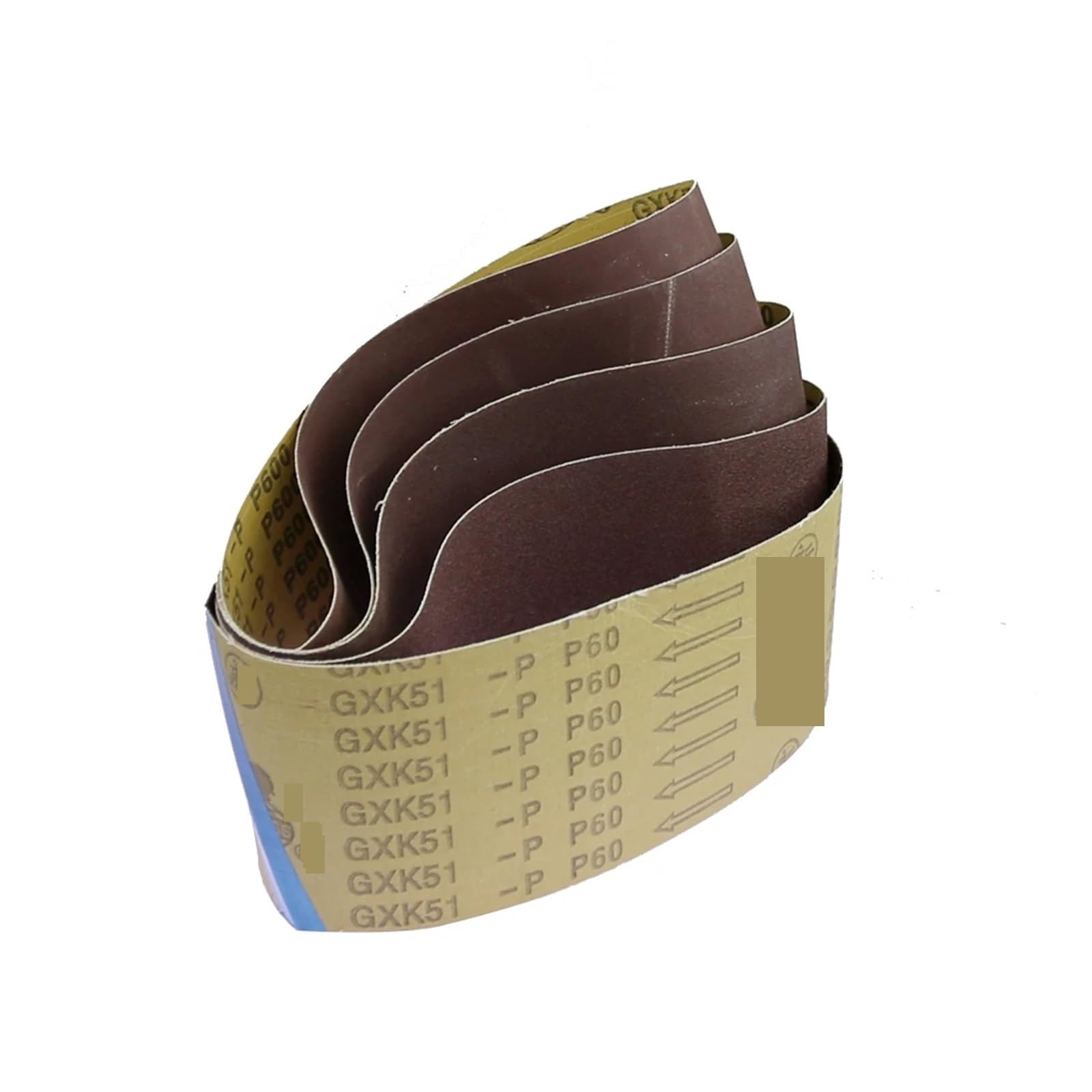 Nastri abrasivi abrasivi P40-P1200 da 10 pezzi 610x100mm | Nastro abrasivo for lucidatura, carte abrasive rotonde(P60)