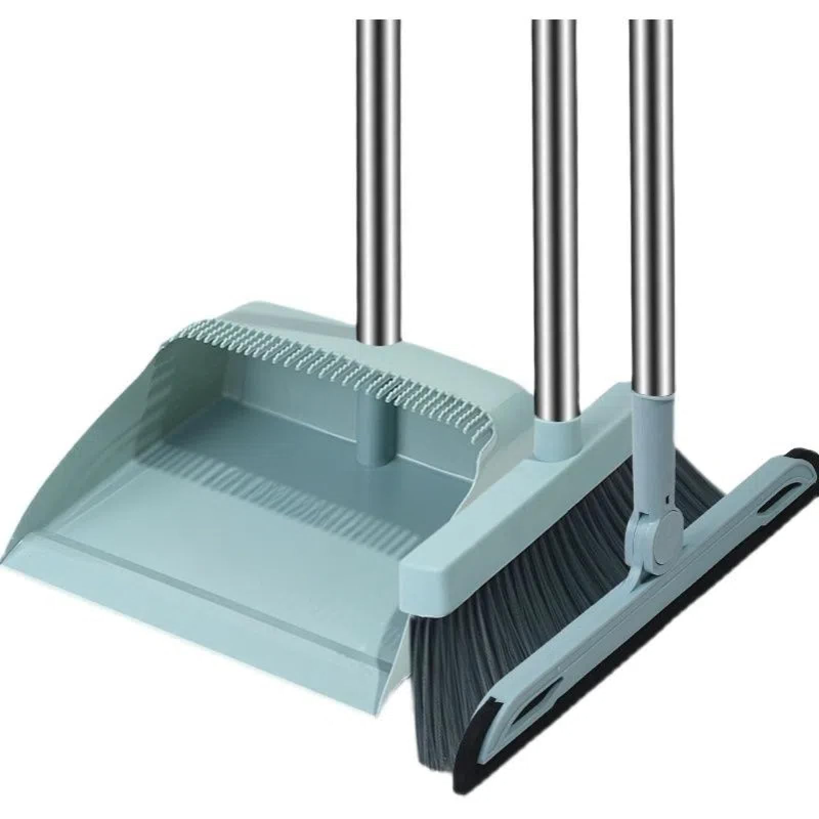 Broom, dustpan, wiper (set of three)