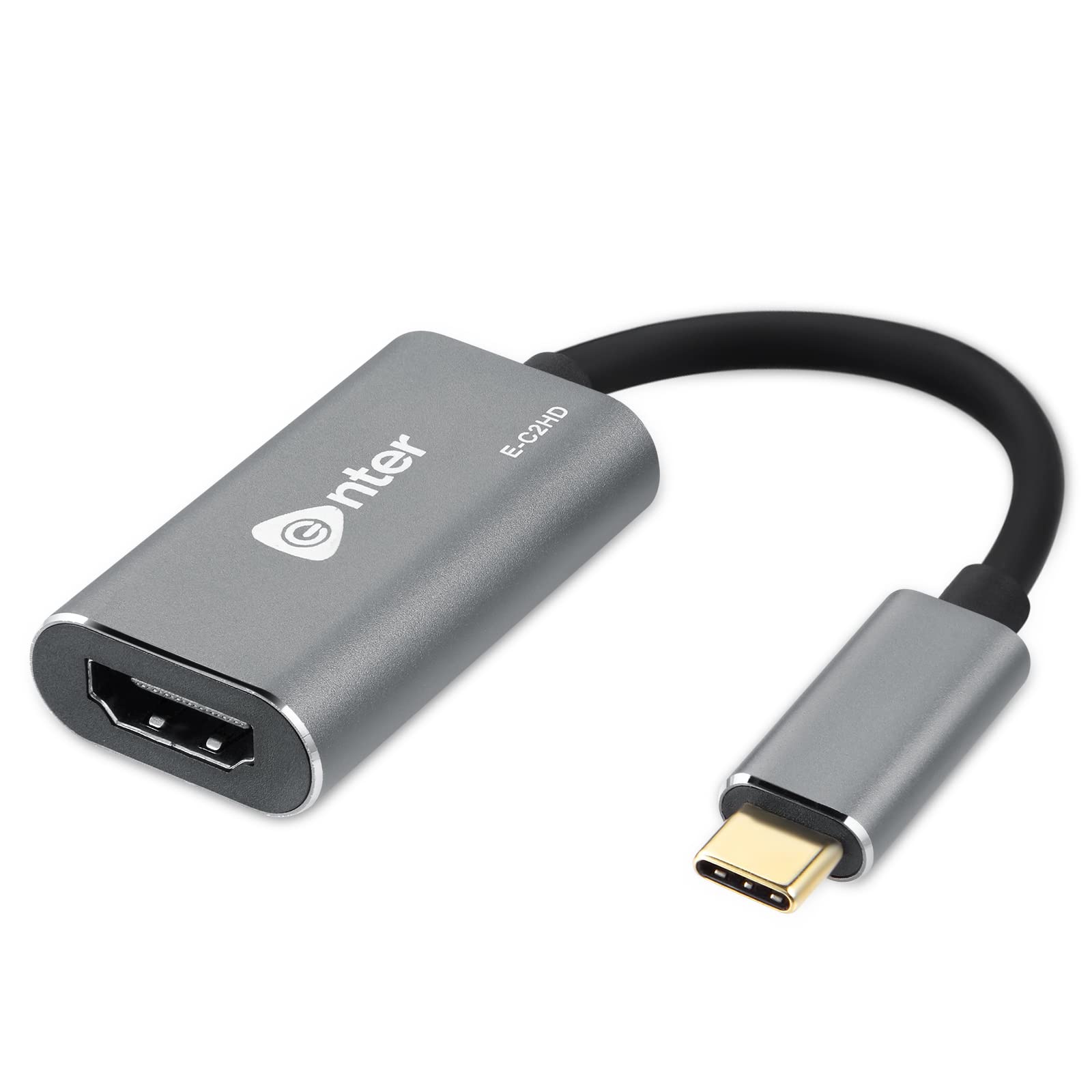 Enter E-C2HD Aluminium Body USB C HUB to 4K HDMI Multiport Adapter Compatible for USB C Laptops and Other Type C Devices MacBook Pro M1 M2, 4K HDMI (Grey) (B0BP2B53CG) Amazon Price History, Amazon Price Tracker