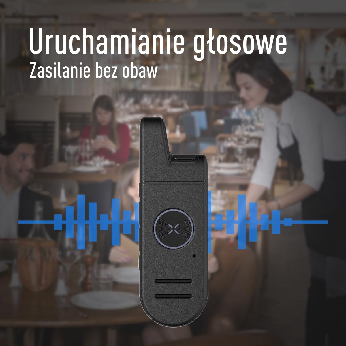 Radtel RT13 Super Mini Walkie Talkie, akumulatorowy, głośnomówiący VOX, radiotelefon biznesowy PMR do restauracji, salonów fryzjerskich, hoteli (zestaw 2 szt. + słuchawki + kabel do programowania)
