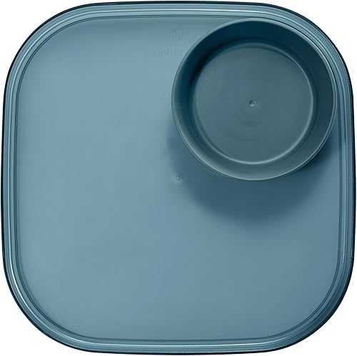 Miniatura 4 de Madesmart Dipware Reusable Dining Plate/Serving Tray for Appetizers and Snacks, Food-Safe Appetizer Serving Platter with Removable Dip Bowl