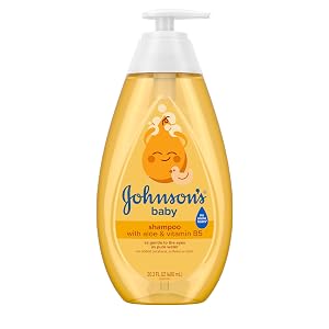 Johnsons Baby Shampoo with Aloe Vera Vitamin B5 Tear Free Newborn Essentials No added Parabens Sulfates Hypoallergenic Baby