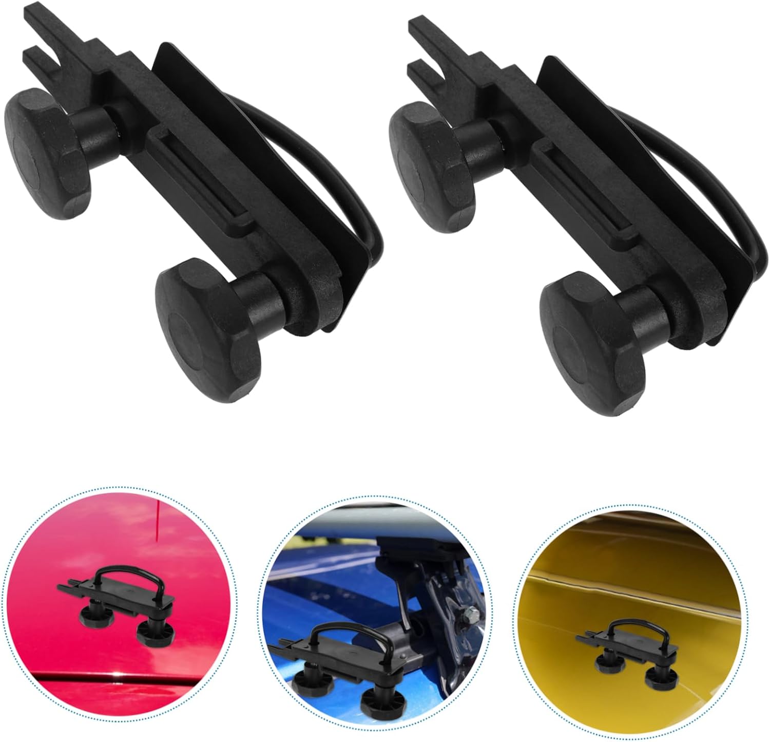 Alipis Roof Rack Cargo Carrier Accessory Kit u Bolt Clamps for Roof Box Mounting Car Mounting Bracket Hardware Sturdy Metal Components Quick and Easy Installation