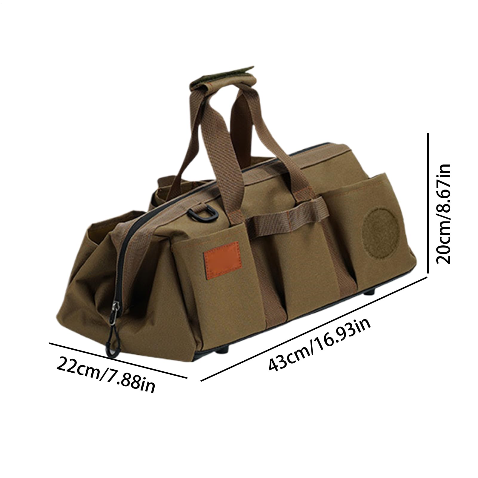 Sac À Sardines De Tente pour Camping Boîte À Piquets De Tente avec Plateau