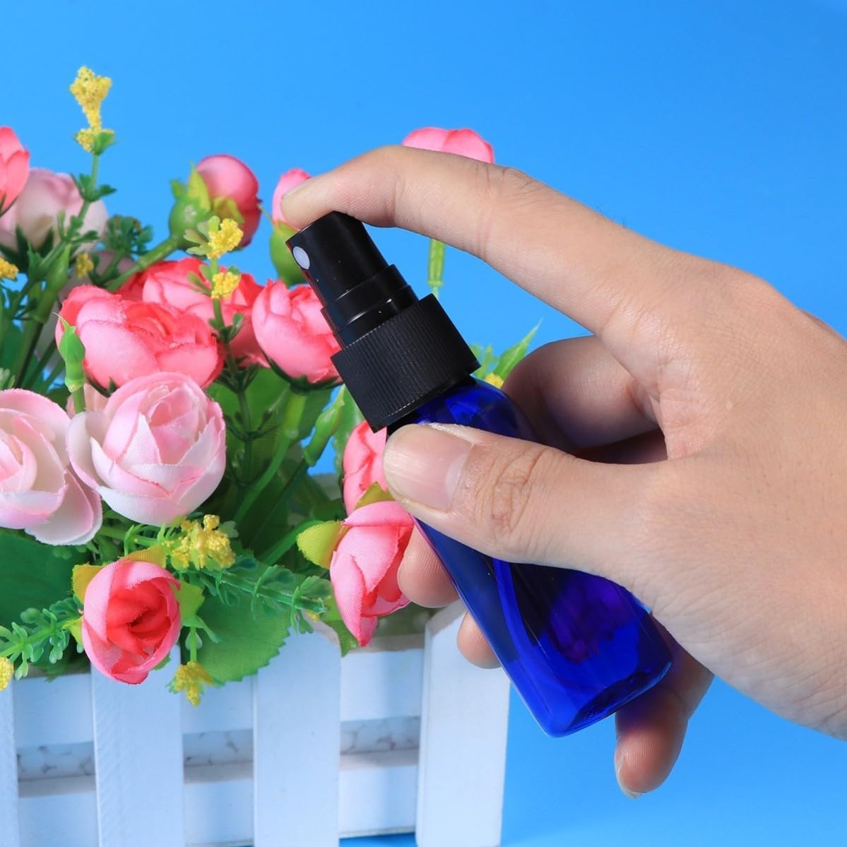 VANZACK 15pcs Mini Plastic Spray Bottle Refillable 30ml Portable image 5