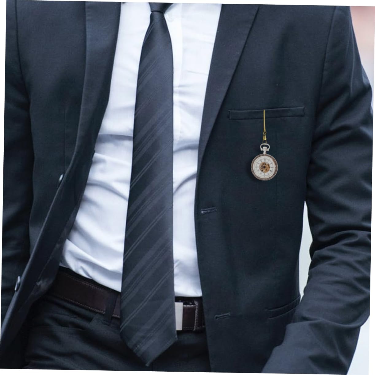 Pocket Watch Hangers Pocket Watch Accessory Metal Pocket Watch Holder Chain for Pocket Watch Prop